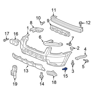 Honda OE - Rear Valance Panel Screw