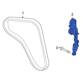 Honda OE - Accessory Drive Belt Tensioner Assembly