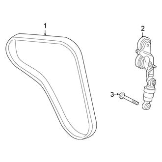 Honda OE - Cooling - Belts & Pulleys (EX / EX-L / Special Edition / Value Package FWD)