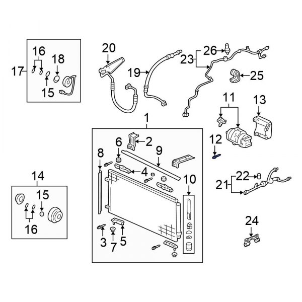 A/C Compressor Bolt