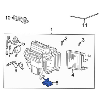 Honda OE - Front Upper HVAC Blend Door Actuator