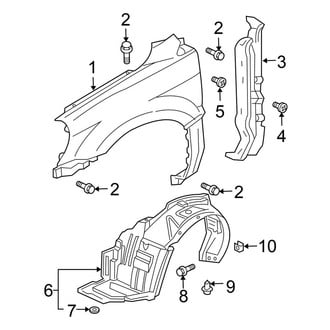 Honda OE - Fender & Components