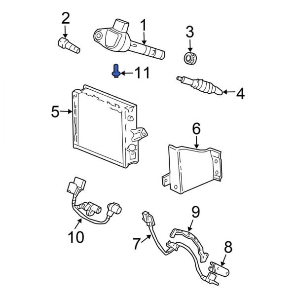 Honda 30530-P8F-A01 - SENSOR ASSY., KNOCK