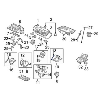 Honda OE - Engine Timing Cover Gasket
