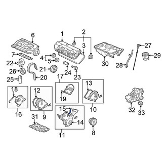 Honda OE - Engine Timing Cover Gasket