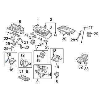 Honda OE - Engine Timing Cover Gasket
