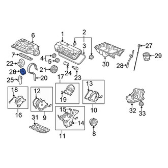 Honda OE - Engine Timing Belt Idler