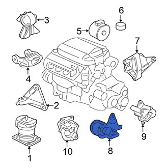 Honda OE - Front Automatic Transmission Mount