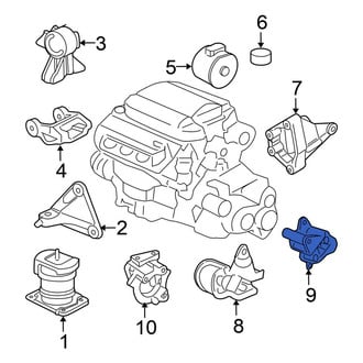 Honda OE - Rear Automatic Transmission Mount