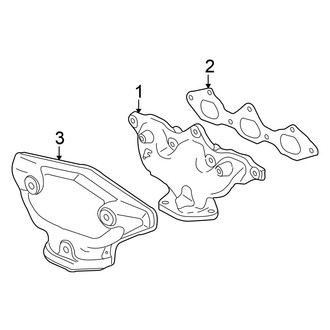Honda OE - Exhaust System - Manifold (EX / LX)