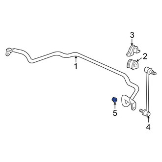 Honda OE - Front Suspension Stabilizer Bar Link Nut