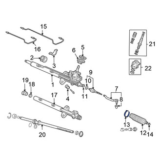 Honda OE - Inner Rack and Pinion Bellows Clamp