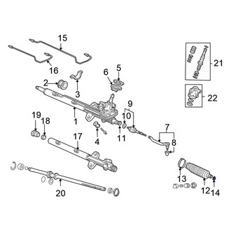Honda OE - Outer Rack and Pinion Bellows Clamp