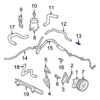 Honda OE - Front Power Steering Line