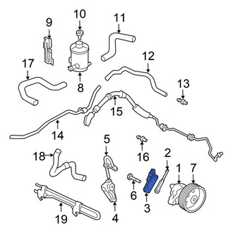 Honda OE - Front Power Steering Pump Bracket