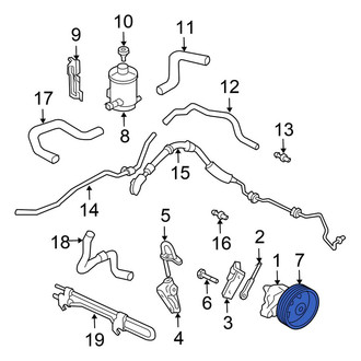 Honda OE - Power Steering Pump Pulley
