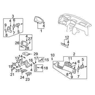 Honda OE - Instrument Panel Components