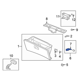 Honda OE - Glove Box Support