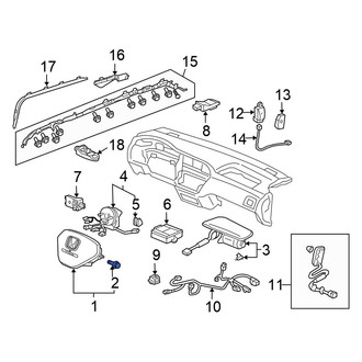 Honda OE - Steering Wheel Air Bag Bolt