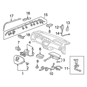 Honda OE - Restraint Systems - Air Bag Components