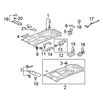 Honda OE - Sun Visor Holder