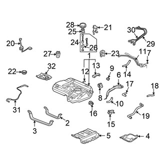 Honda OE - Fuel System Components
