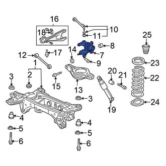 Honda OE - Rear Right Suspension Knuckle
