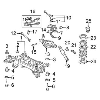 2008 Honda Pilot Chassis Frames & Rails - CARiD.com