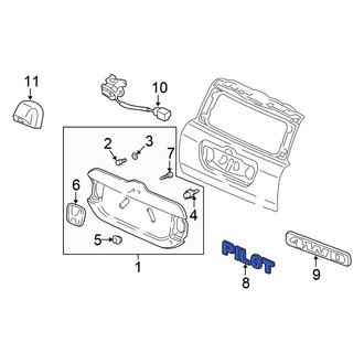 Honda OE - Rear Hatch Emblem