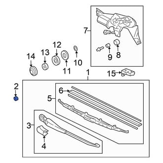 Honda OE - Wiper Arm Nut