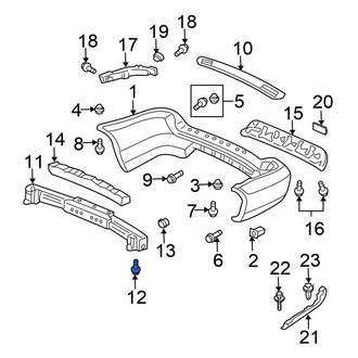 Honda OE - Trailer Hitch Receiver Bolt