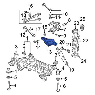 Honda OE - Front Left Suspension Control Arm