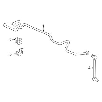 Honda OE - Rear Suspension - Stabilizer Bar & Components (EX / EX-L / Special Edition / Value Package FWD)