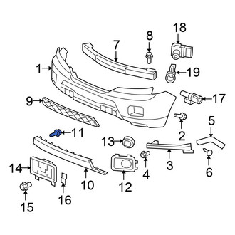 Honda OE - Rear Valance Panel Screw