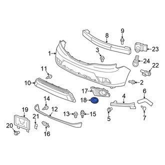 Honda OE - Front Left Fog Light Trim