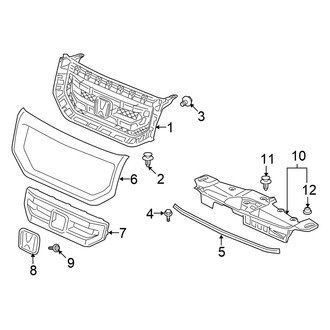 Honda OE - Grille & Components