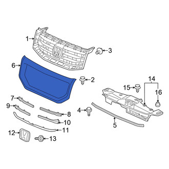 Honda OE - Front Grille Molding