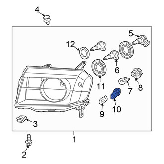 Honda OE - Front Side Marker Light Socket