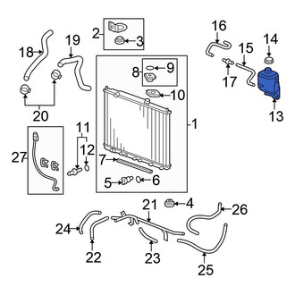 Honda OE - Engine Coolant Reservoir