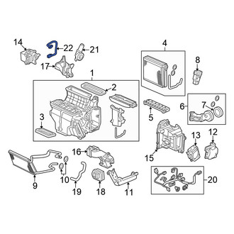 Honda OE - Front A/C Evaporator Temperature Sensor