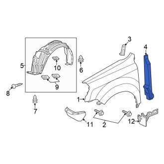 Honda Oe Honda Pilot 12 Fender Exterior Trim