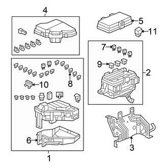 Honda OE - Electrical - Fuse & Relay (Engine Compartment)