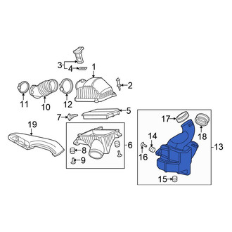 Honda OE - Engine Air Intake Resonator