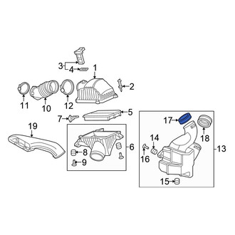 Honda OE - Upper Engine Air Intake Resonator Seal