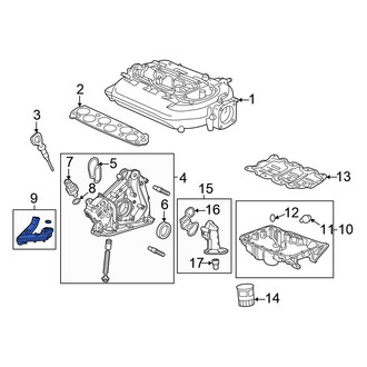 Honda OE - Engine Oil Pump Pickup Tube and Screen