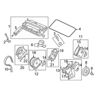Honda OE - Engine / Transaxle - Valve & Timing Covers