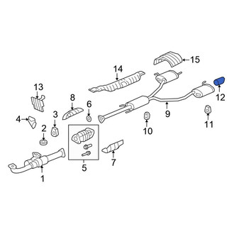 Honda OE - Exhaust Tail Pipe