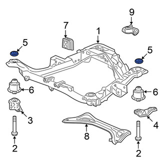 Honda OE - Front Upper Suspension Crossmember Insulator