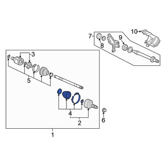 Honda OE - Front Outer CV Joint Boot