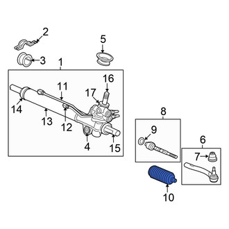 Honda OE - Rack and Pinion Bellows